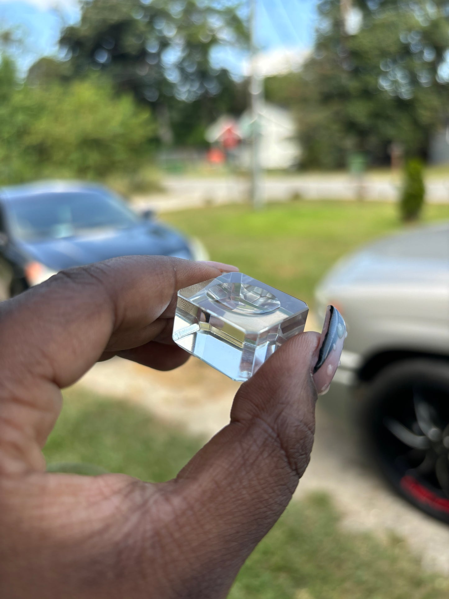 Small Glass Glue Pallete